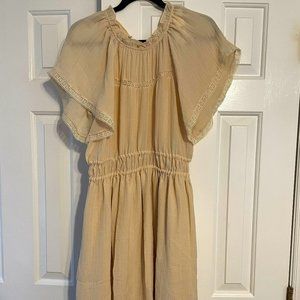 NWT Current Air Ecru Summer Dress Size Medium